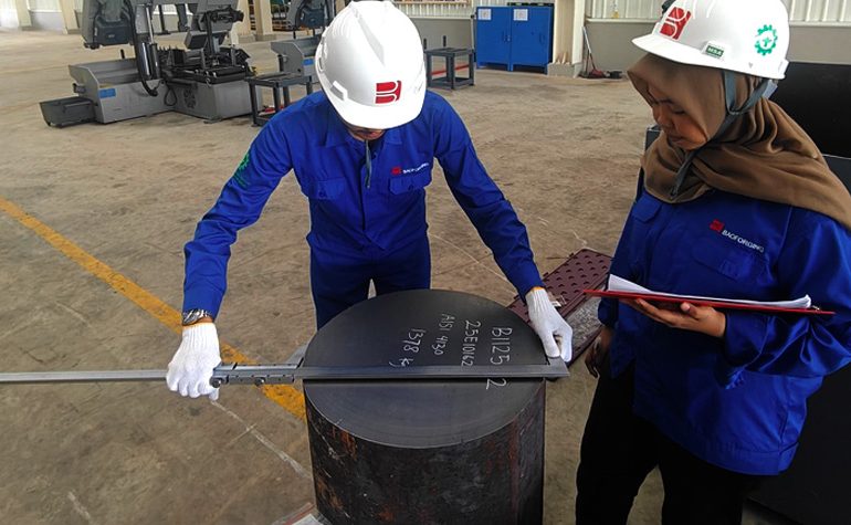 Raw Material Inspection – PT Baoforging International Indonesia
